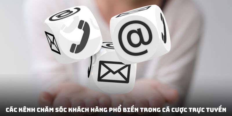 Các kênh chăm sóc khách hàng phổ biến trong cá cược trực tuyến